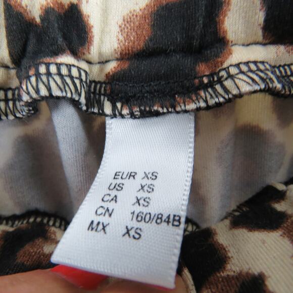 ASOS Leopard Print Joggers Leggings XS Animal Print - Picture 4 of 6
